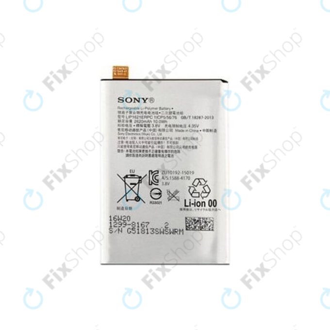 Sony Xperia X F5121, X Dual F5122, L1 G3313 - Akkumulátor LIS1621ERPC 2620mAh - 1299-8167 Genuine Service Pack
