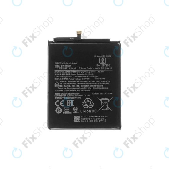 Xiaomi Mi 9 Lite, Mi A3 - Akkumulátor BM4F 4030mAh