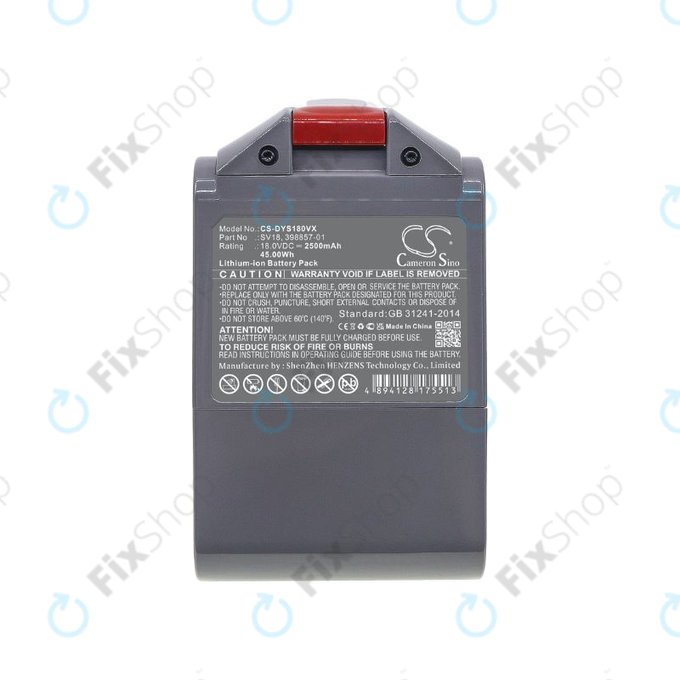 Dyson V-series - Akkumulátor SV18, 398857-01 Li-Ion 18V 2500mAh HQ