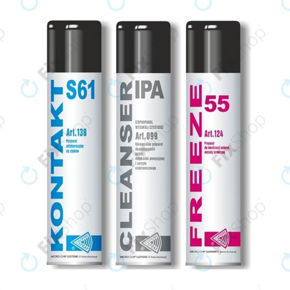 Micro Chip Elektronic - Spray Készlet - 3x600ml