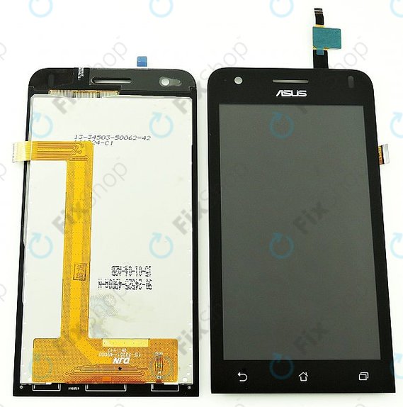Asus Zenfone C ZC451CG - LCD Kijelző + Érintőüveg + Keret (Black) TFT