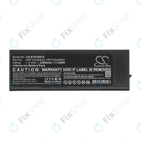 Akkumulátor EADS P3G, TPH700, 2300mAh, Li-Ion, 7.4V, HR7742AAA02, HQ