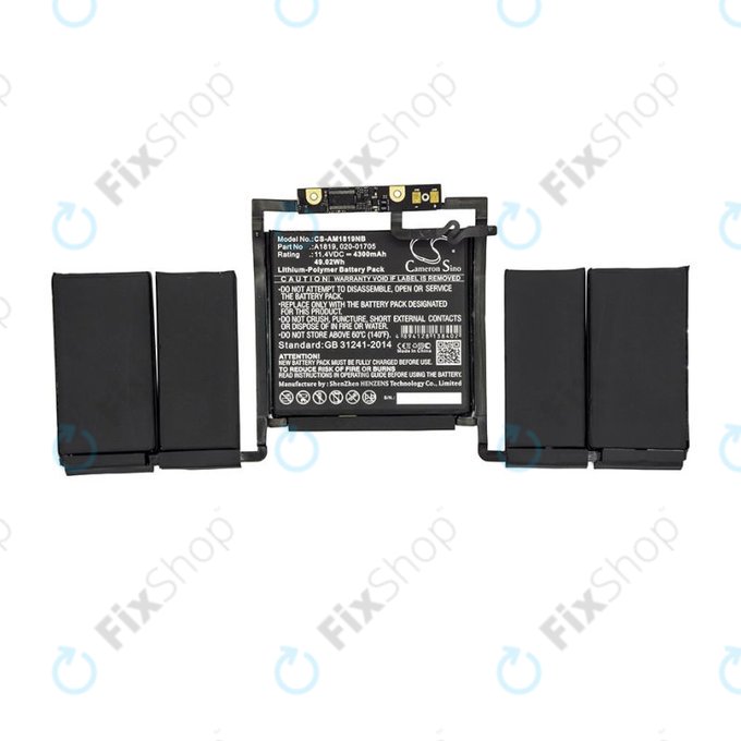 Apple MacBook Pro 13" A1706 (Early 2016 - Late 2017) - Akkumulátor A1819 4300mAh HQ