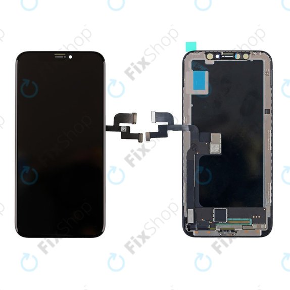 Kijelző iPhone X, Érintőüveg kerettel, Refurbished