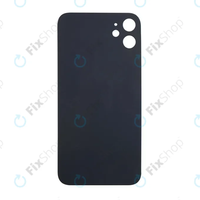 Apple iPhone 11 - Hátsó Ház Üveg (Black)