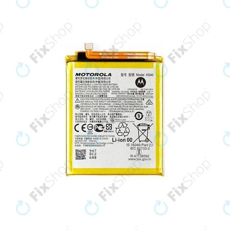 Motorola Moto E6i, E6 Play, E6s, E6s Plus - Akkumulátor KS40 3000mAh - SB18C85292, SB18C51766 Genuine Service Pack