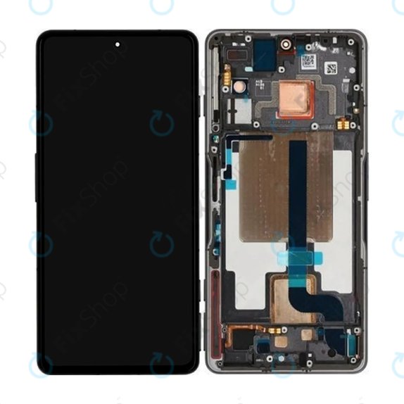 Xiaomi Poco F4 GT 21121210G - LCD Kijelző + Érintőüveg + Keret (Cyber Yellow) - 56000A0L1000 Genuine Service Pack