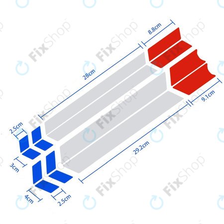 Xiaomi Mi Electric Scooter 1S, 2 M365, Essential, Pro, Pro 2 - Reflexiós Matricák (A)