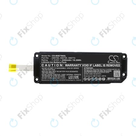 Akkumulátor Bose Soundlink Mini 2, 2200mAh, Li-Ion, 7.4V, 088789, HQ