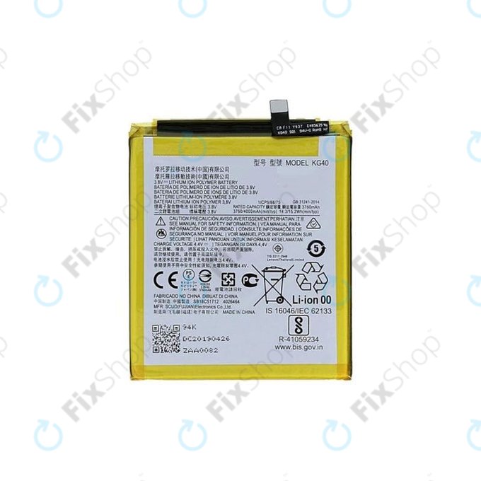 Motorola Moto E7, G8, G8 Play, One Macro - Akkumulátor KG40 4000mAh