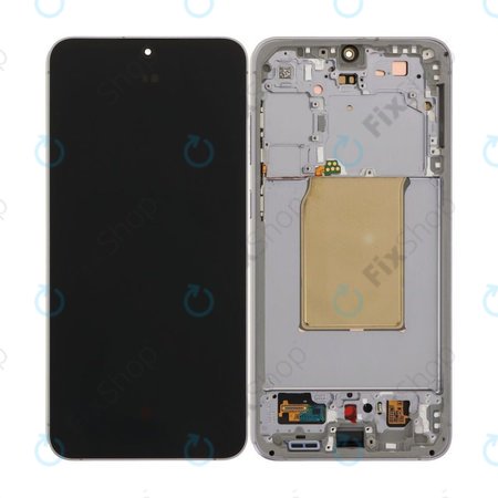 Samsung Galaxy S25 FE - LCD Kijelző + Érintőüveg + Keret (Jetblack) OLED