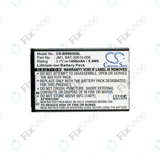 Blackberry Bold 9790, Bold Touch 9900 - Akkumulátor BAT-30615-006 1450mAh HQ