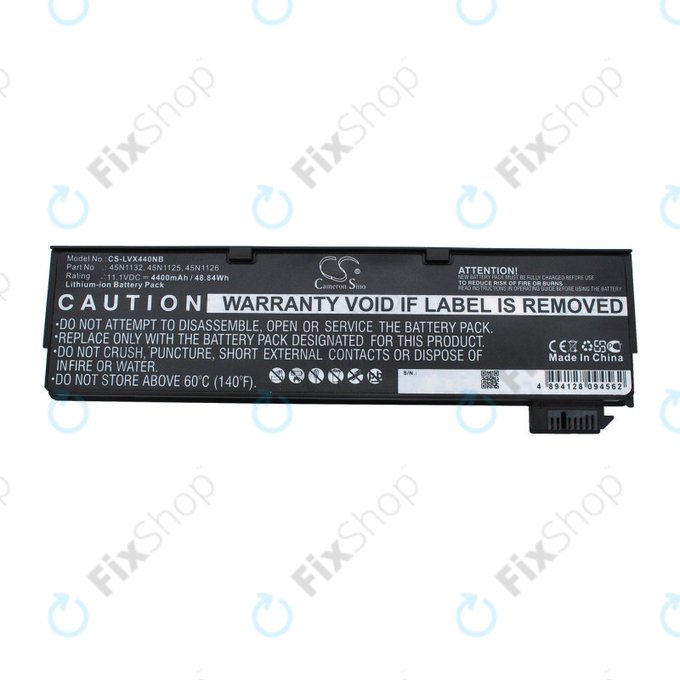 Akkumulátor Lenovo ThinkPad X240, X250, X260, S440, T440, T550, T560, 4400mAh, Li-Ion, 11.1V, 45N1132, HQ