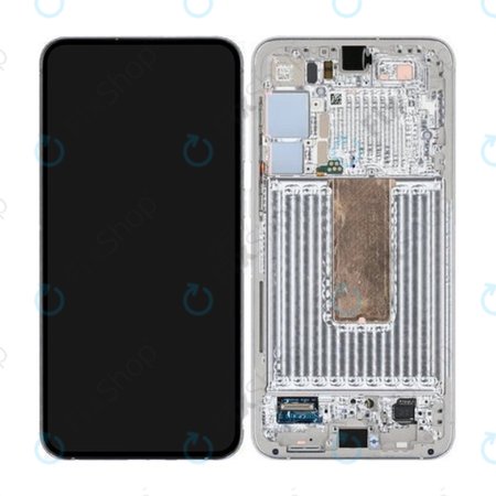 Samsung Galaxy S23 Plus S916B - LCD Kijelző + Érintőüveg + Keret (Lime) - GH82-30478F, GH82-30476F, GH82-30477F Genuine Service Pack