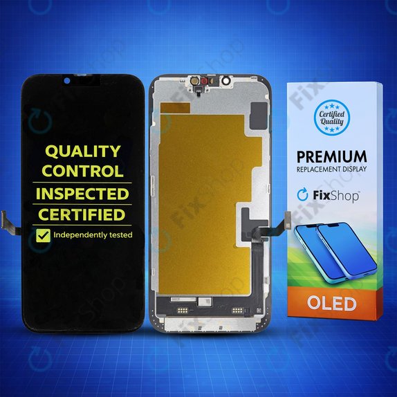 Apple iPhone 14 Plus - LCD Kijelző + Érintőüveg + Keret Hard OLED FixPremium