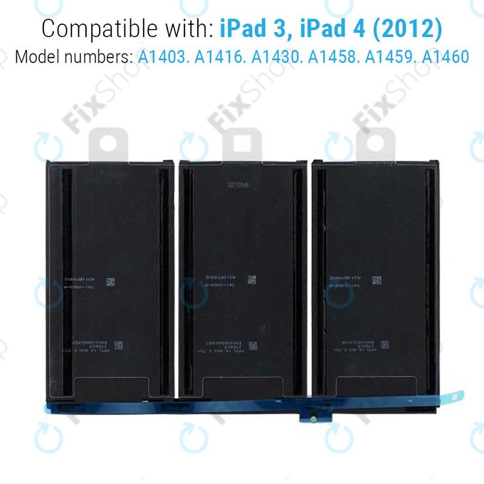 Apple iPad 3, iPad 4 - Akkumulátor 11560mAh