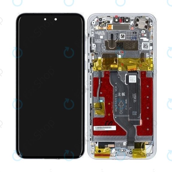 Honor Magic7 Pro - LCD Kijelző + Érintőüveg + Keret (Lunar Shadow Grey) - 0235AMRW Genuine Service Pack