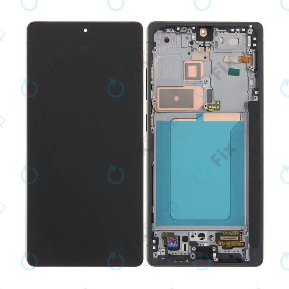 Samsung Galaxy S25 Ultra - LCD Kijelző + Érintőüveg + Keret (Titanium Black) OLED