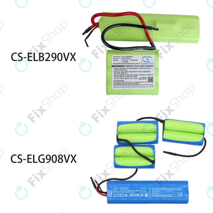 Akkumulátor AEG, Electrolux, 1300mAh, Ni-MH, 12V, 4055132304, HQ