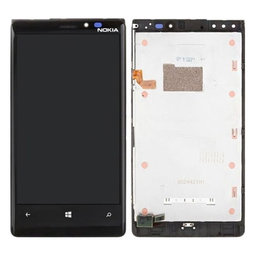 Nokia Lumia 920 - LCD Kijelző + Érintőüveg + Keret - 00808F9 Genuine Service Pack