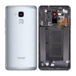 Huawei Honor 7 Lite Dual (NEM-L21) - Akkumulátor Fedőlap + Ujjlenyomat Érzékelő ujj (Silver)