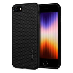 Spigen - Tok Liquid Air - iPhone 7, 8, SE 2020 & SE 2022, fekete