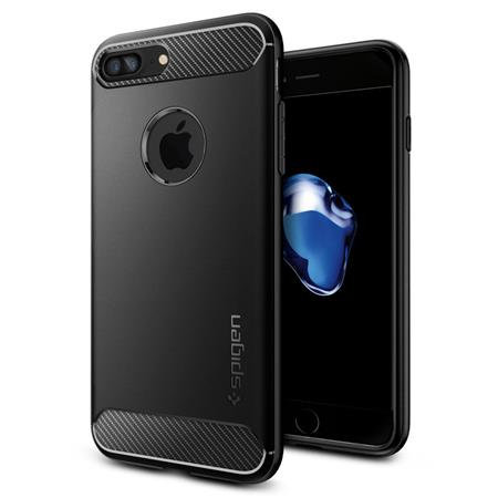 Spigen - Masszív páncél iPhone 8/7 Plus készülékhez, fekete