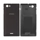 Sony Xperia J ST26i - Akkumulátor fedőlap (Fekete) - 1265-3124 Genuine Service Pack