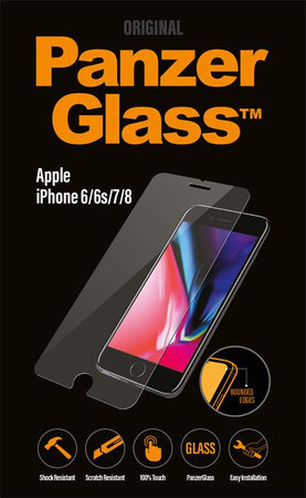 PanzerGlass - Edzett Üveg Standard Fit - iPhone 6, 6s, 7, 8, SE 2020 és SE 2022, transparent