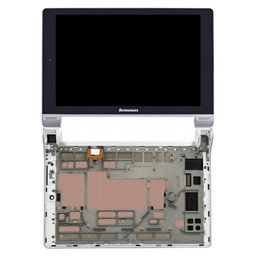 Lenovo Yoga Tab 2 1050L - LCD Kijelző + Érintőüveg + Keret - 5D69A6N2JR Genuine Service Pack