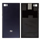Xiaomi Mi3 - Akkumulátor Fedőlap (Black)