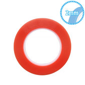 Magic RED Tape - Kétoldalú Ragasztó Szalag - 2mm x 25mm (Átlátszó)