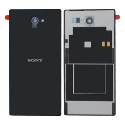 Sony Xperia M2 D2303 S50h - Akkumulátor Fedőlap (Black) - 78P7110001N Genuine Service Pack
