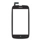 Nokia Lumia 610 - Érintőüveg + Keret (Black)