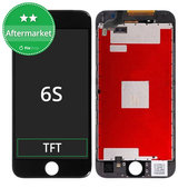 Kijelző iPhone 6S, Black, Érintőüveg kerettel
