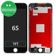 Kijelző iPhone 6S, Black, Érintőüveg kerettel