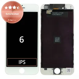 Apple iPhone 6 - LCD Kijelző + Érintőüveg + Keret (White) Refurbished