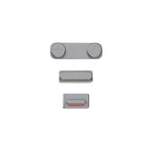 Apple iPhone 5S, SE - Bekapcsoló + Hangerő + Csendes Gombok (Space Gray)