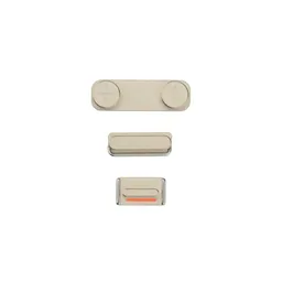 Apple iPhone 5S, SE - Bekapcsoló + Hangerő + Csendes Gombok (Gold)