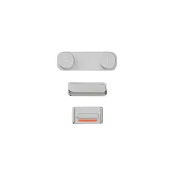 Apple iPhone 5S, SE - Bekapcsoló + Hangerő + Csendes Gombok (Silver)