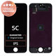 Apple iPhone 5C - LCD Kijelző + Érintőüveg + Keret (Fekete) Original Refurbished