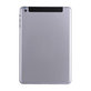 Apple iPad Mini 3 - hátsó Housing 4G Változat (Space Gray)