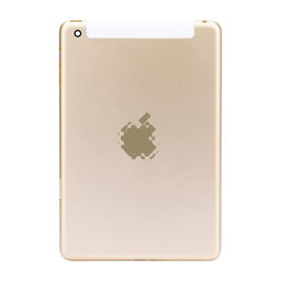Apple iPad Mini 3 - hátsó Housing 4G Változat (Gold)