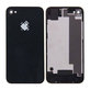 Apple iPhone 4S - Akkumulátor Fedőlap (Black)