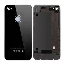 Apple iPhone 4 - Akkumulátor Fedőlap (Black)
