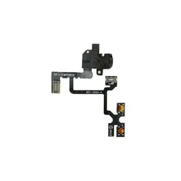 Apple iPhone 4 - Hangerő Gomb Flex Kábel (Black)