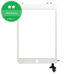 Apple iPad Mini, Mini 2 - Érintőüveg + IC Csatlakozó (White)