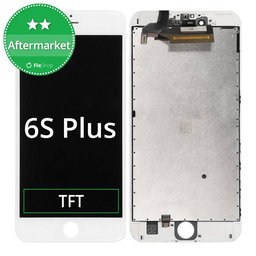 Apple iPhone 6S Plus - LCD Kijelző + Érintőüveg + Keret (White) TFT