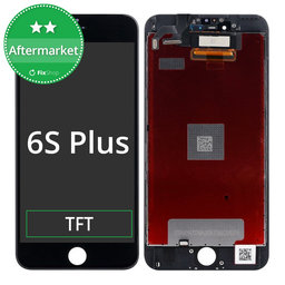 Apple iPhone 6S Plus - LCD Kijelző + Érintőüveg + Keret (Black) TFT