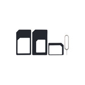SIM Adapter 3in1 (NanoSIM, MicroSIM, MiniSIM) + SIM Nyitó Szerszám